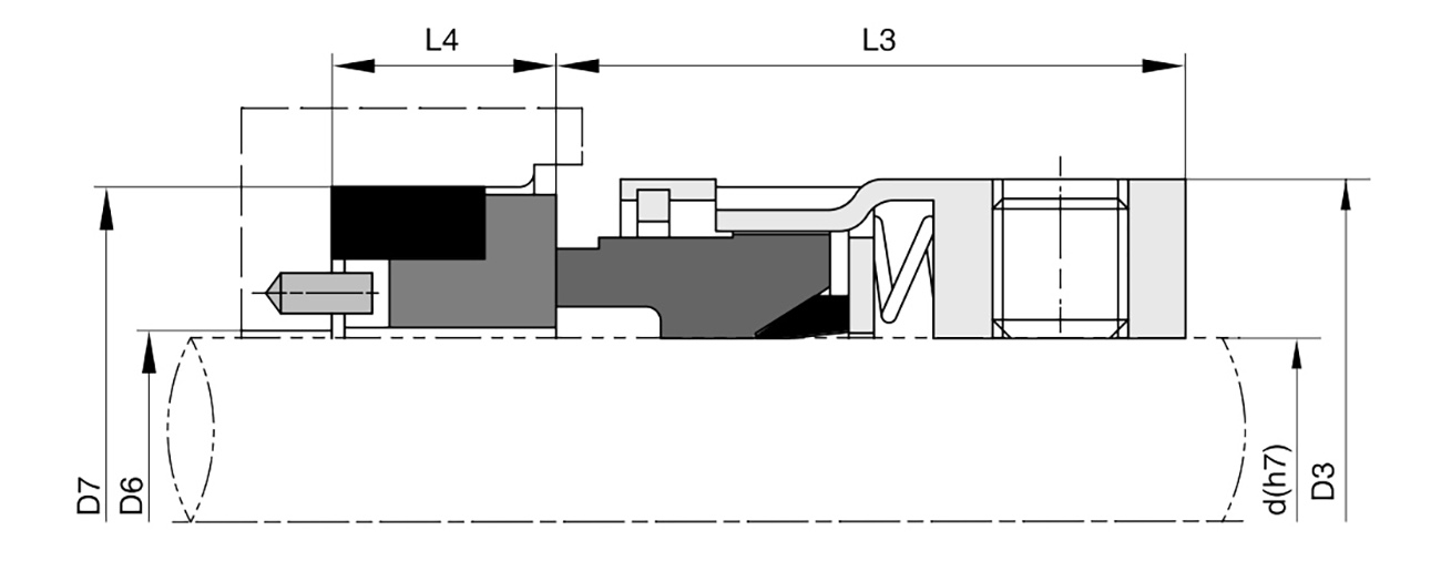 PQ15 installation view cross-section